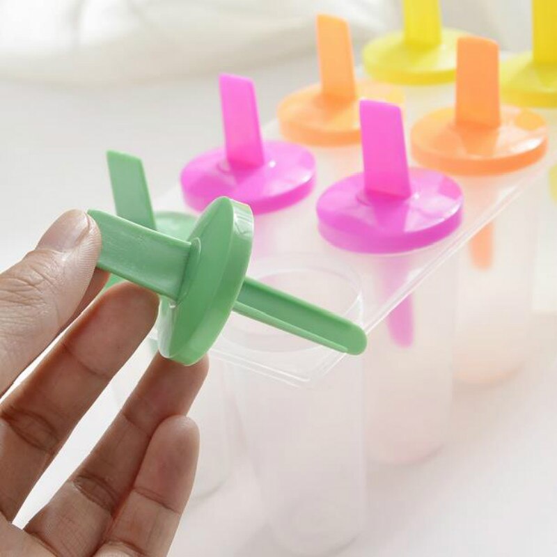 8 Cell Pop Mold Popsicle Maker Lolly Mould Tray Pan Kitchen Frozen Ice Cream