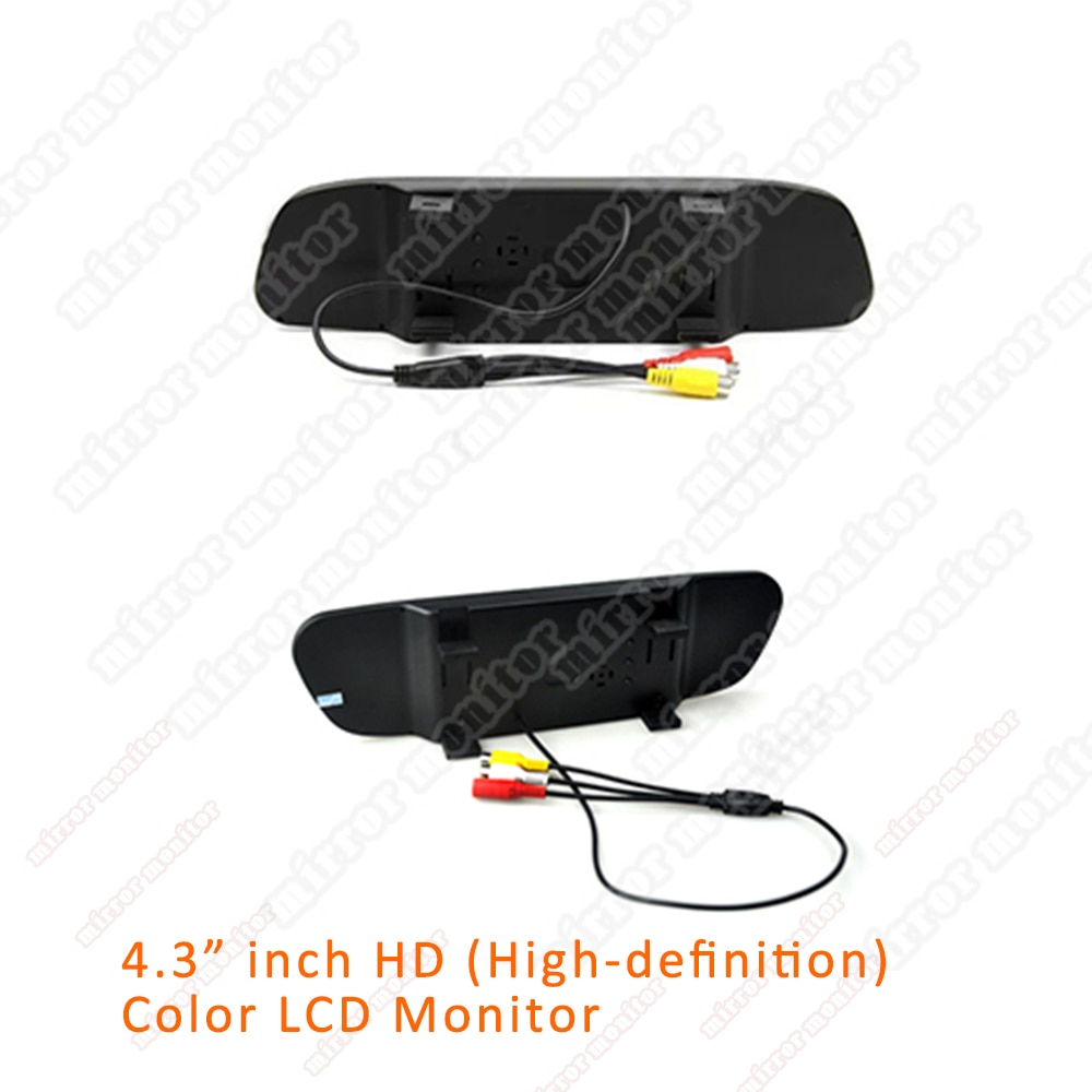 HD Auto Reverse Monitor 16:9 4.3 inch Kleuren TFT LCD Car Achteruitkijkspiegel Monitor Screen