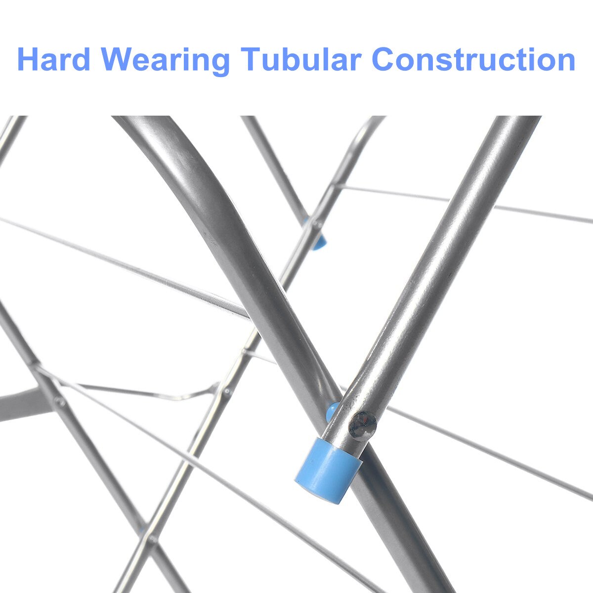 3 Layers Floor-Standing Clothes Drying Rack Hangers Foldable Clothes Airer Iron Durable Clothes Drying Airer Rack Home Decor