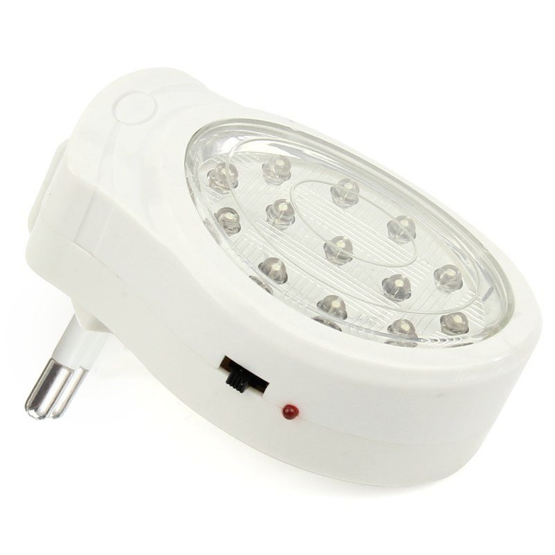 Smuxi 13 LED Oplaadbare Home Muur Noodverlichting Stroomuitval Lamp EU Plug AC110-240V Voor Slaapkamer Nachtlampje