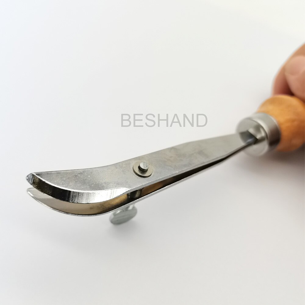 Leather Craft Scoring Scriber Edge Linear Creasing Tool 1-20mm Adjustable Wood handle for Vegetable Leather Mark Scraper DIY