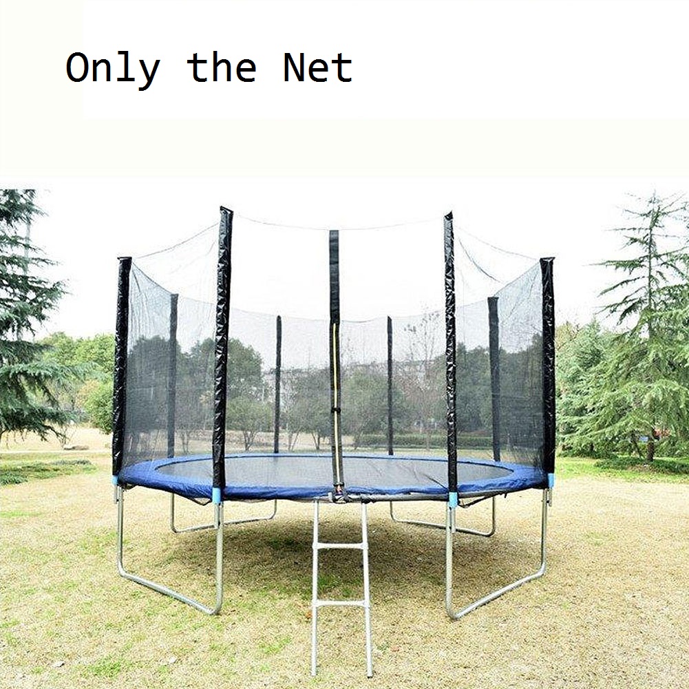 4-8ft trampolina zewnętrzna siatka ochronna dla dzieci dzieci antypoślizgowa nylonowa trampolina skacząca podkładka siatka asekuracyjna osłona ochronna