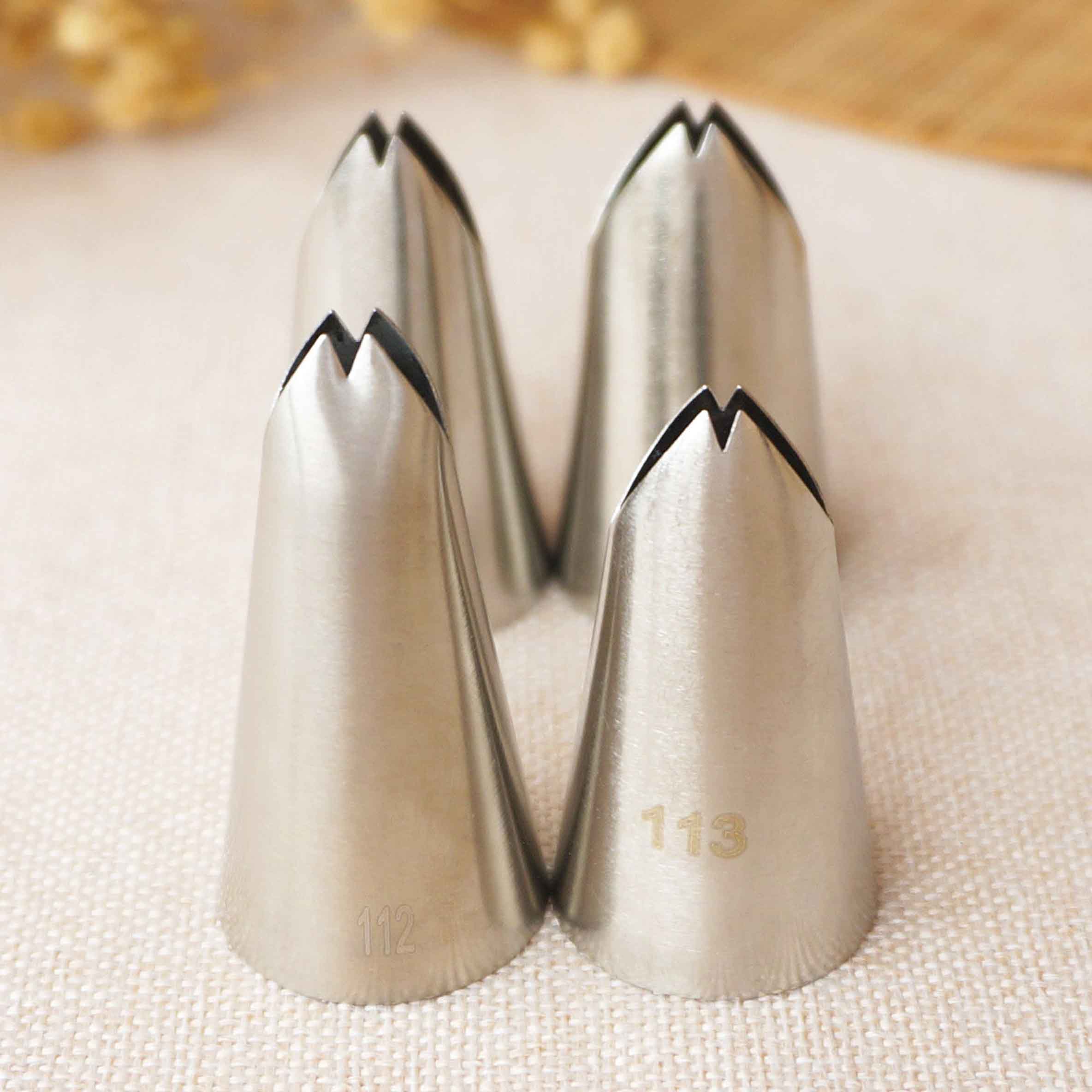 #112 #113 #114 #115 Bico De Confeiteiro Piping Dica Bicos Pastelaria Dicas de Decoração Do Bolo Do Copo Ferramentas de Cozimento Bakeware Criar Folha Folhas