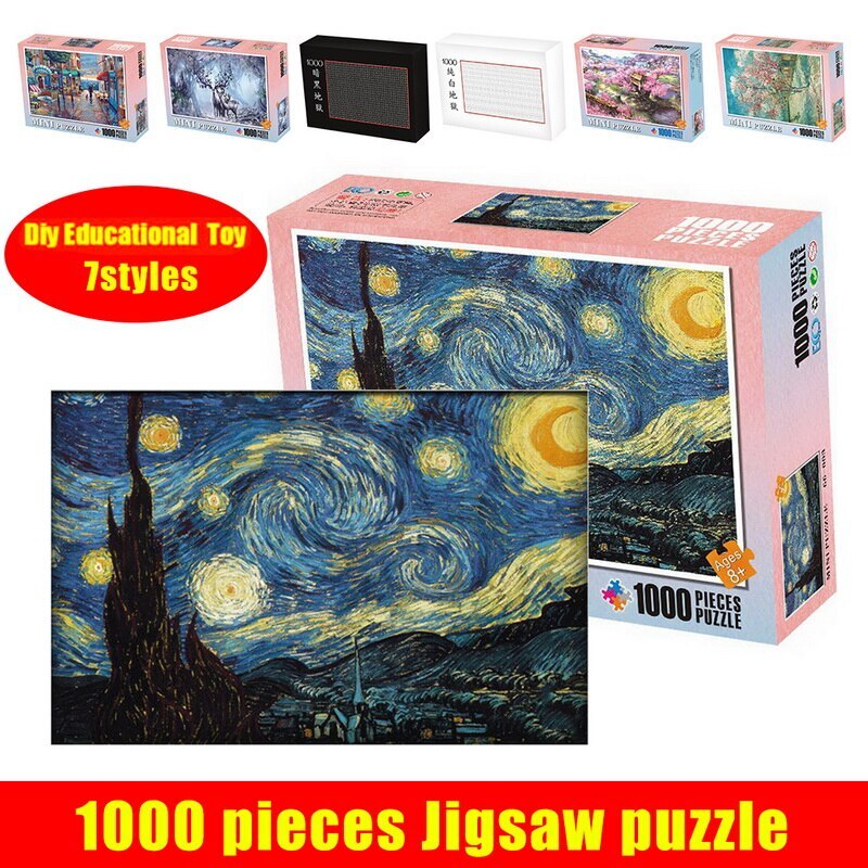 Puzzels 1000 Stuks Puzzel Game Papier Assembleren Puzzels Voor Volwassenen Puzzel Toys Kids Kinderen Educatief Speelgoed