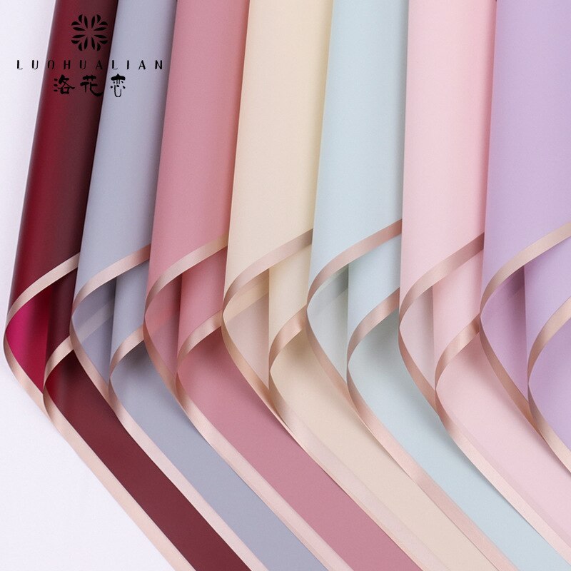 20 Stks/partij Diy Bloem Inpakpapier Phnom Penh Jelly Film Matte Doorschijnende Waterdichte Papier Hansu Boeket Gewikkeld Papier