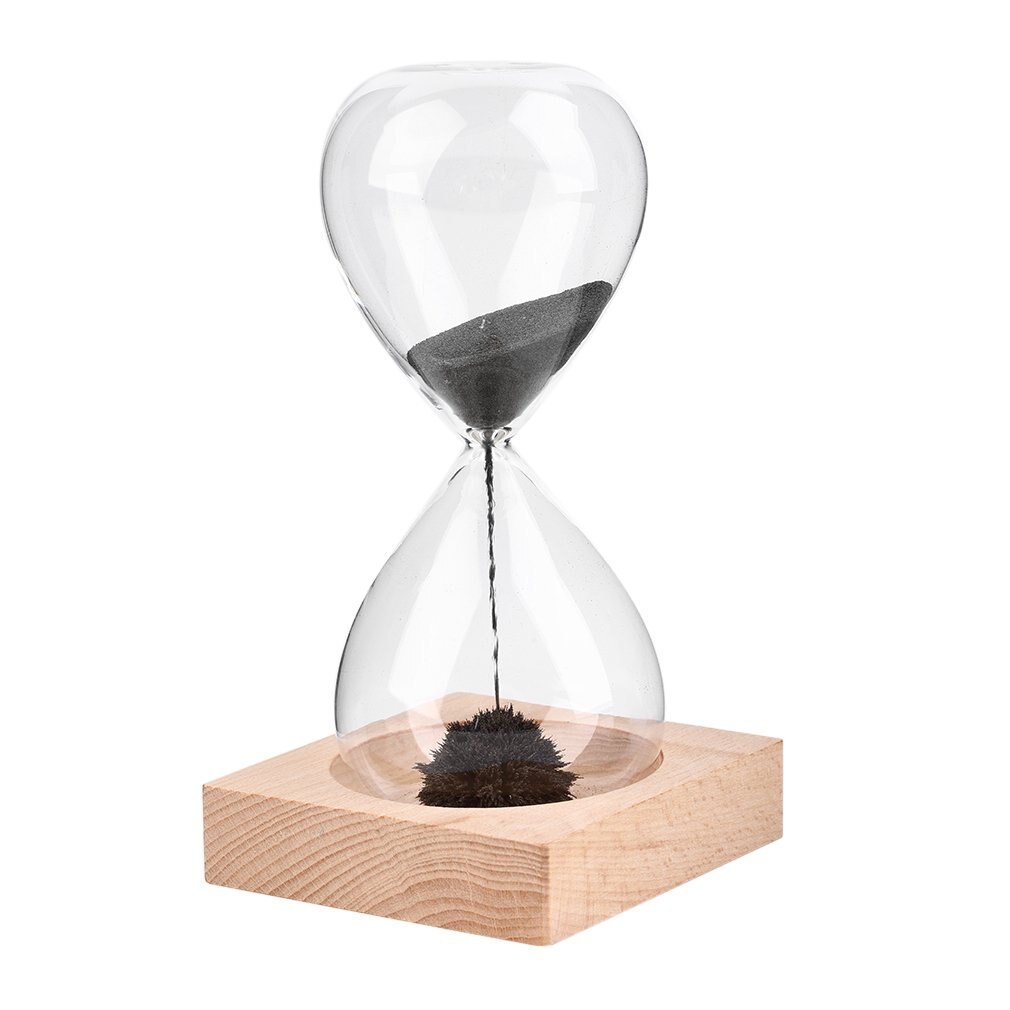 glass Hand-blown Timer clock Magnet Magnetic Hourglass ampulheta crafts sand clock hourglass timer Home Decor