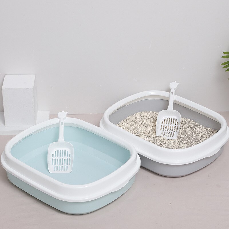 Large Cat Litter Box Semi Enclosed Cat Litter Basin Cats Toilet Odor Proof And Splash Proof Cats Litter Basin Pet Products