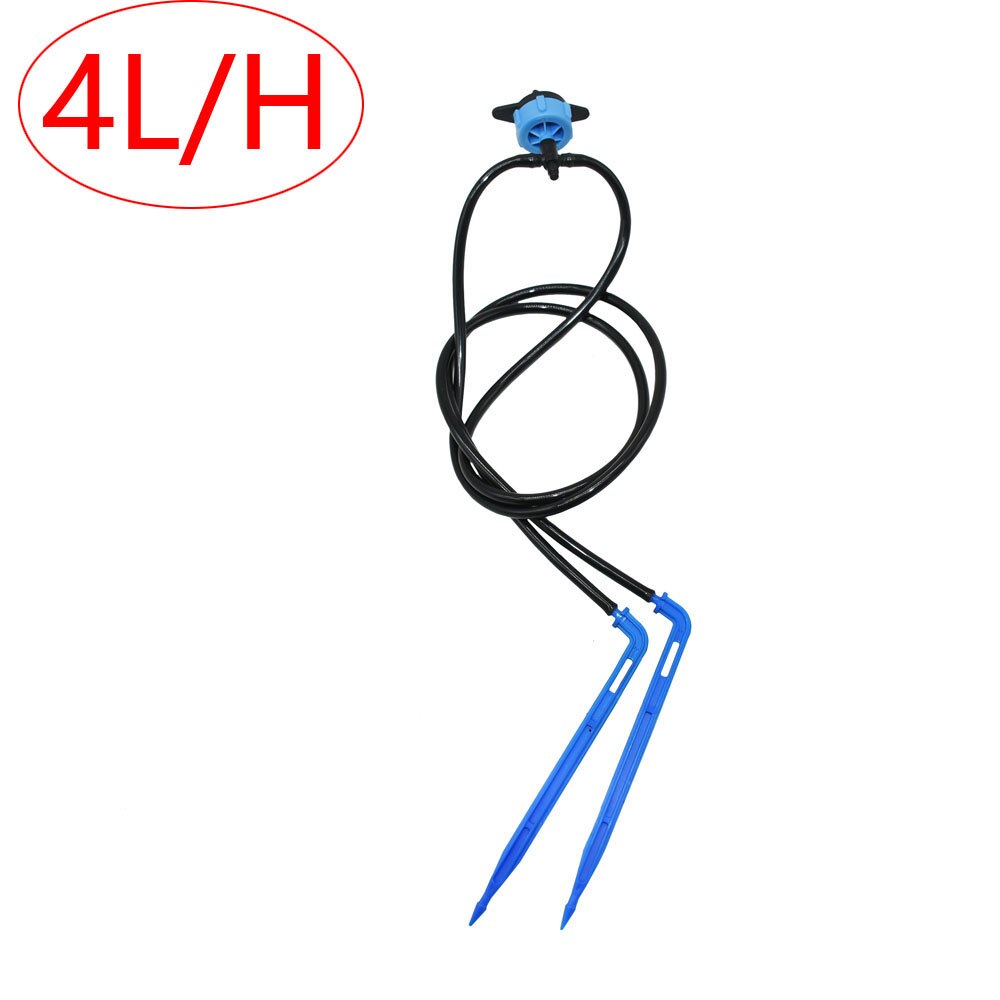 Système d'irrigation goutte à goutte pour bonsaï, ensemble de Distribution d'araignée avec goutteur à Micro débit 2/4/8 L/H 2/4 voies 20 pièces: 4L x 2way