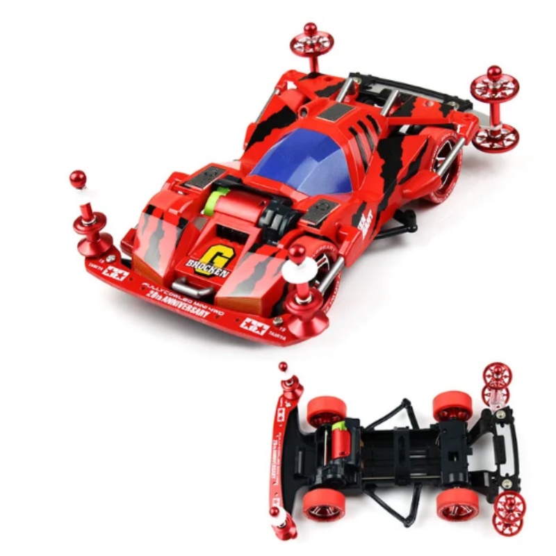 Racing Modified Track Racer Toy Model Accessories Parts Assembly Painted Car Shell 1/32 Mini 4WD Car Series: Light Grey