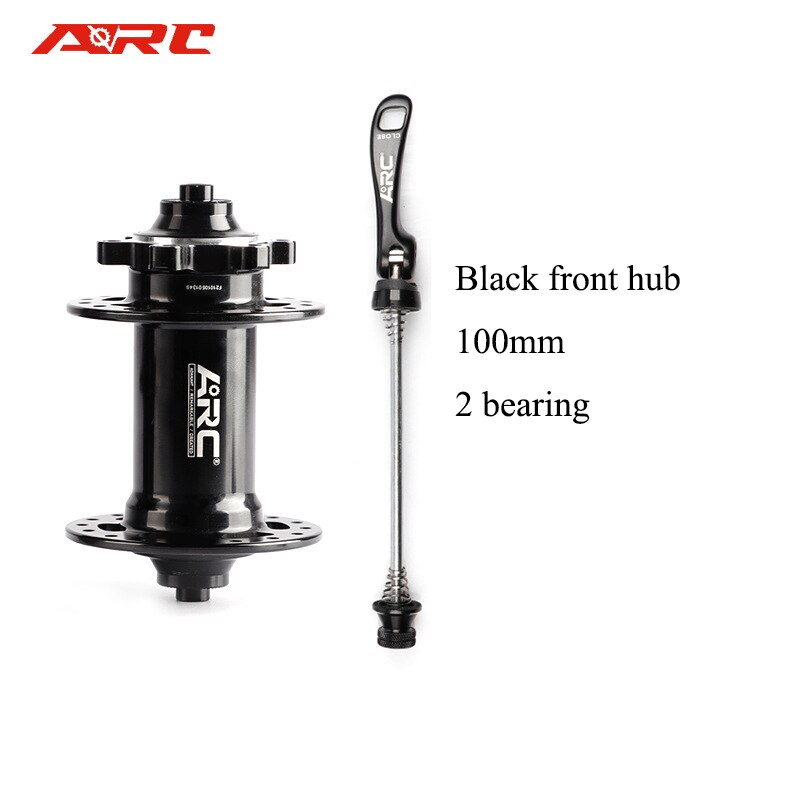ARC MT005 MTB Hub 32 Hole 8-11Speed 100x135mm 4 Bearing Bike Hub Quick Release Bucket Shaft Hub 4 Claws Bicycle Accessories Part: Black front