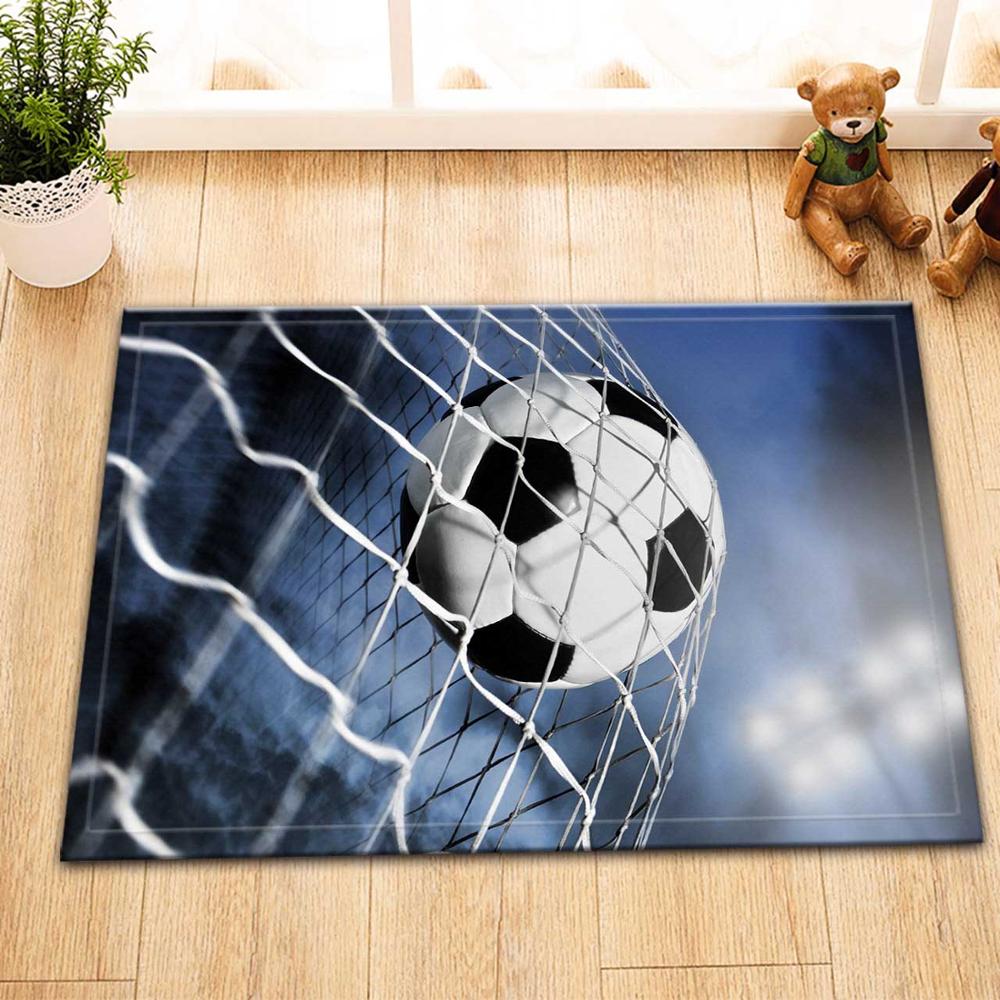 Lb 60*40 zachte witte zwarte voetbal blauwe vloermatten deurmatten slaapkamer tapijt vloerkleden voor woonkamer kinderkamer badkamer: 10730