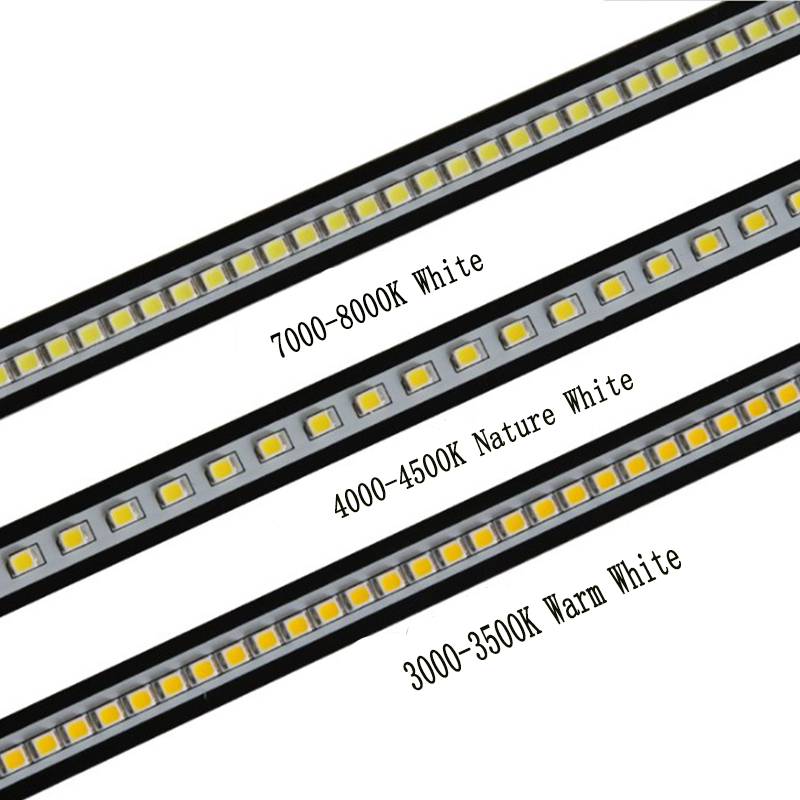 Luces de barra LED 220V tira de luces 2835 SMD blanco/blanco cálido luz LED para gabinete 10 unids/pack
