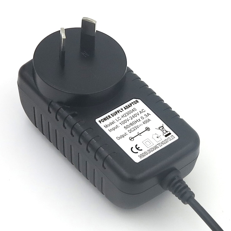 Vored 1Pcs 23V 400mA Veegmachine Voeding Adapter Us/Eu/Uk/Au Plug Charger converter Dc 5.5*2.5Mm