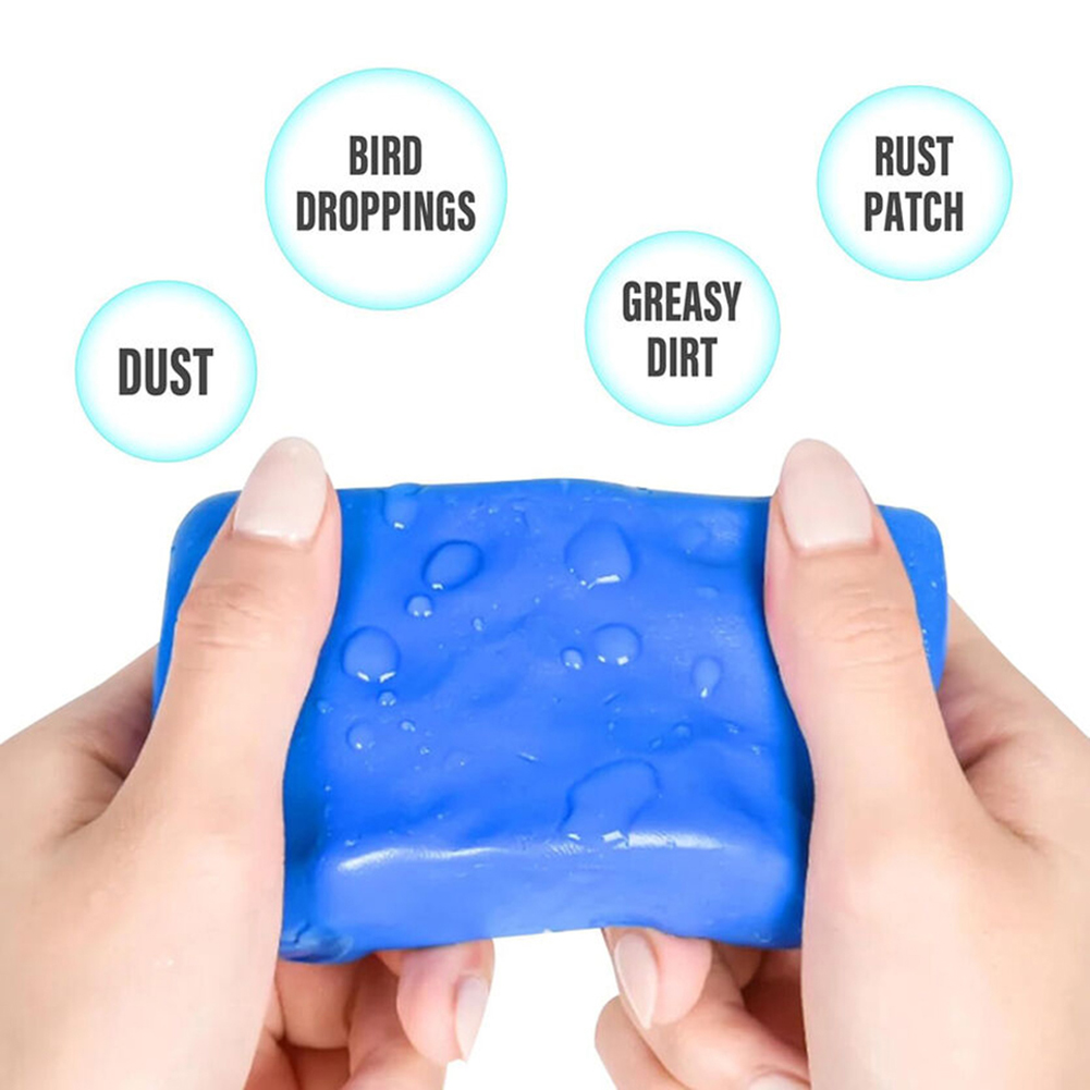 Barre d'argile magique bleue pour nettoyage de détails de voiture, outils d'entretien de peinture automobile, matériau de supérieure 100G, boue de lavage de voiture, 1 à 5 pièces