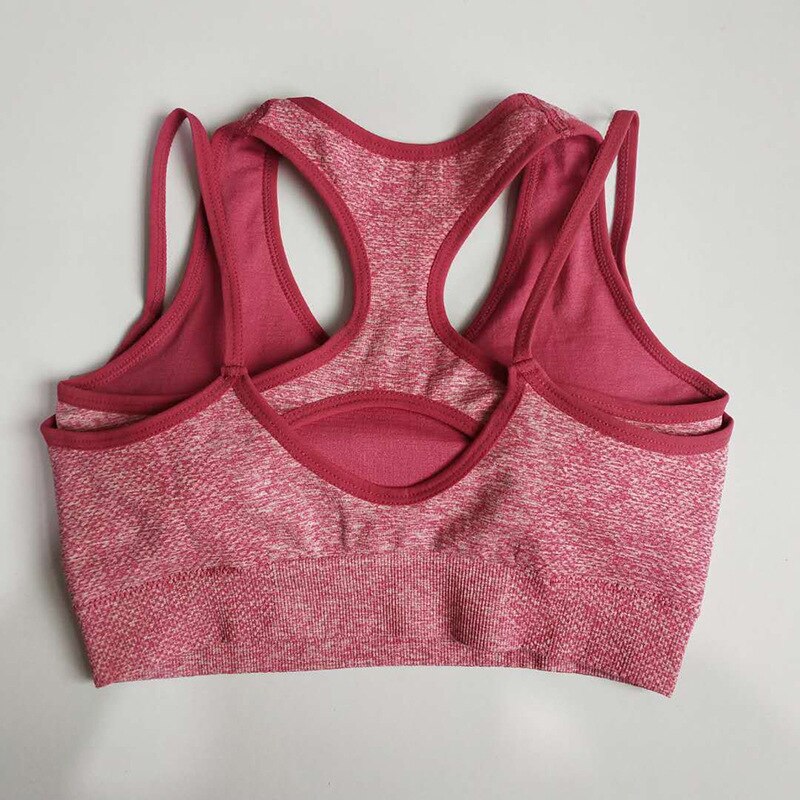 Sujetador deportivo de realce para mujer, Top corto con tanque de ropa deportiva para Fitness, Yoga, correr,