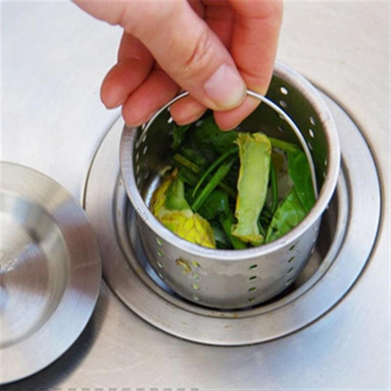 Lagere Zeef Residu Gootsteen Zeef Riool Groente Residu Afwassen Zwembad Mand Roestvrij Staal Scherm Wx5221534