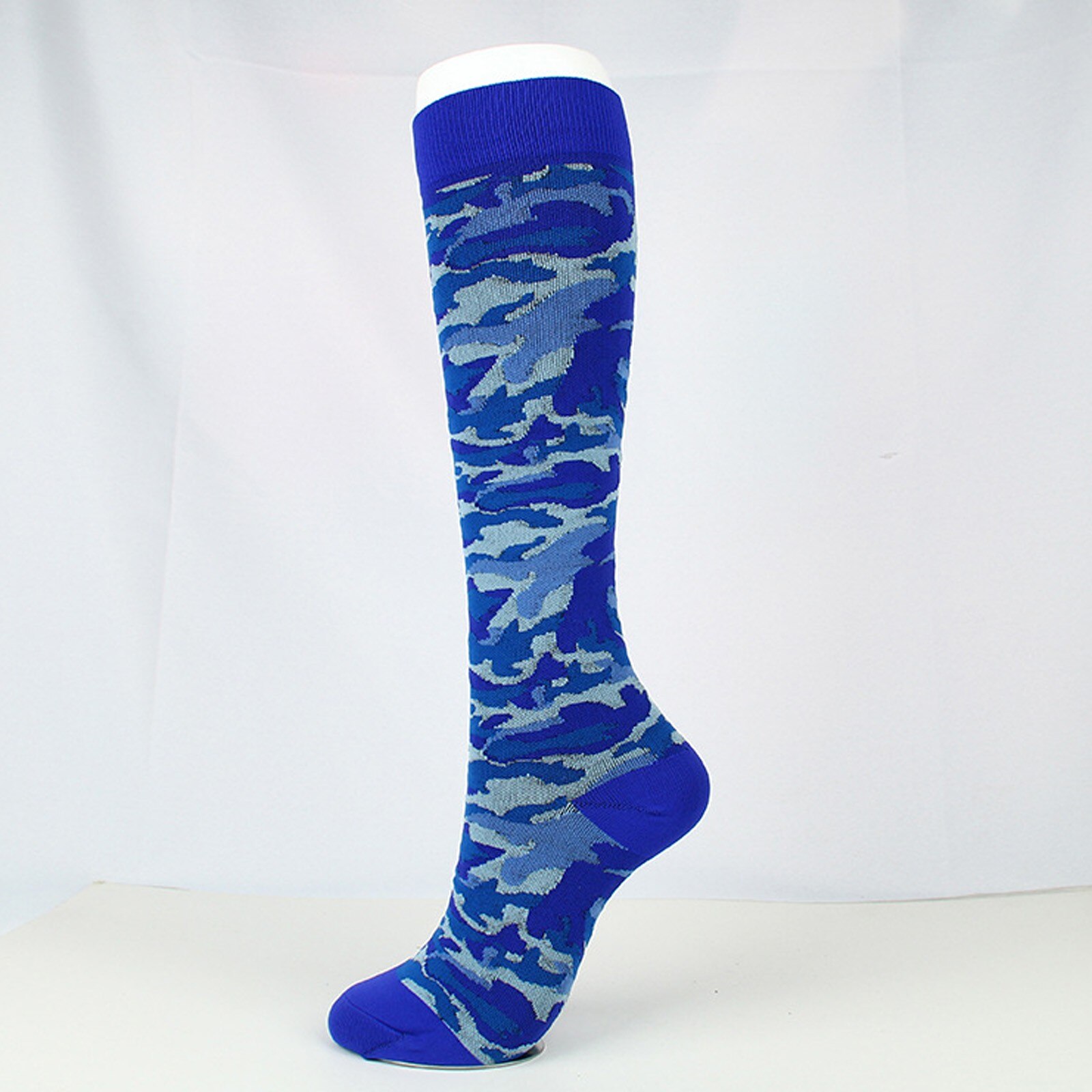 Druck Strümpfe Unisex Frauen Männer Sport Compression Socken Streifen Camouflage Druck Sport Socken: K