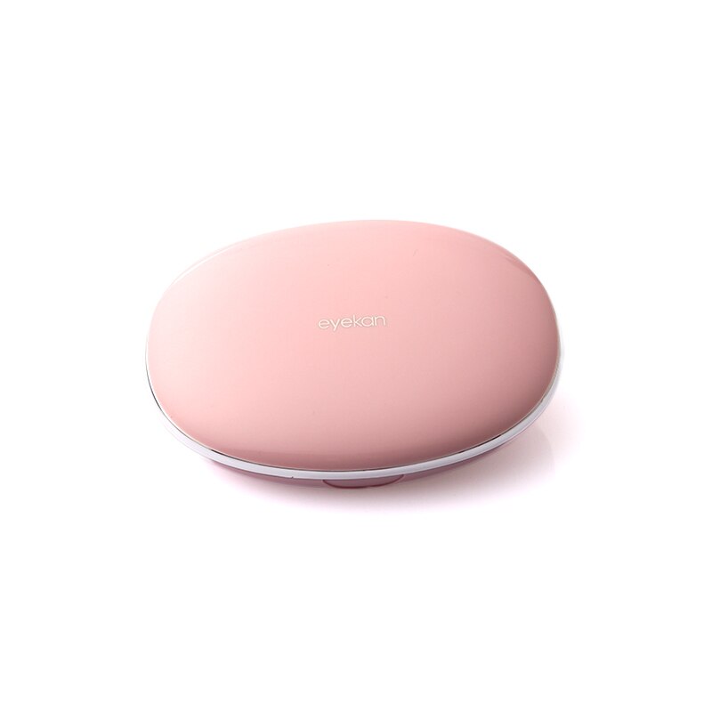 Magnetic Induction Contact Lens Case Slim Contact Lenses Case Eye Contacts Case: Pink