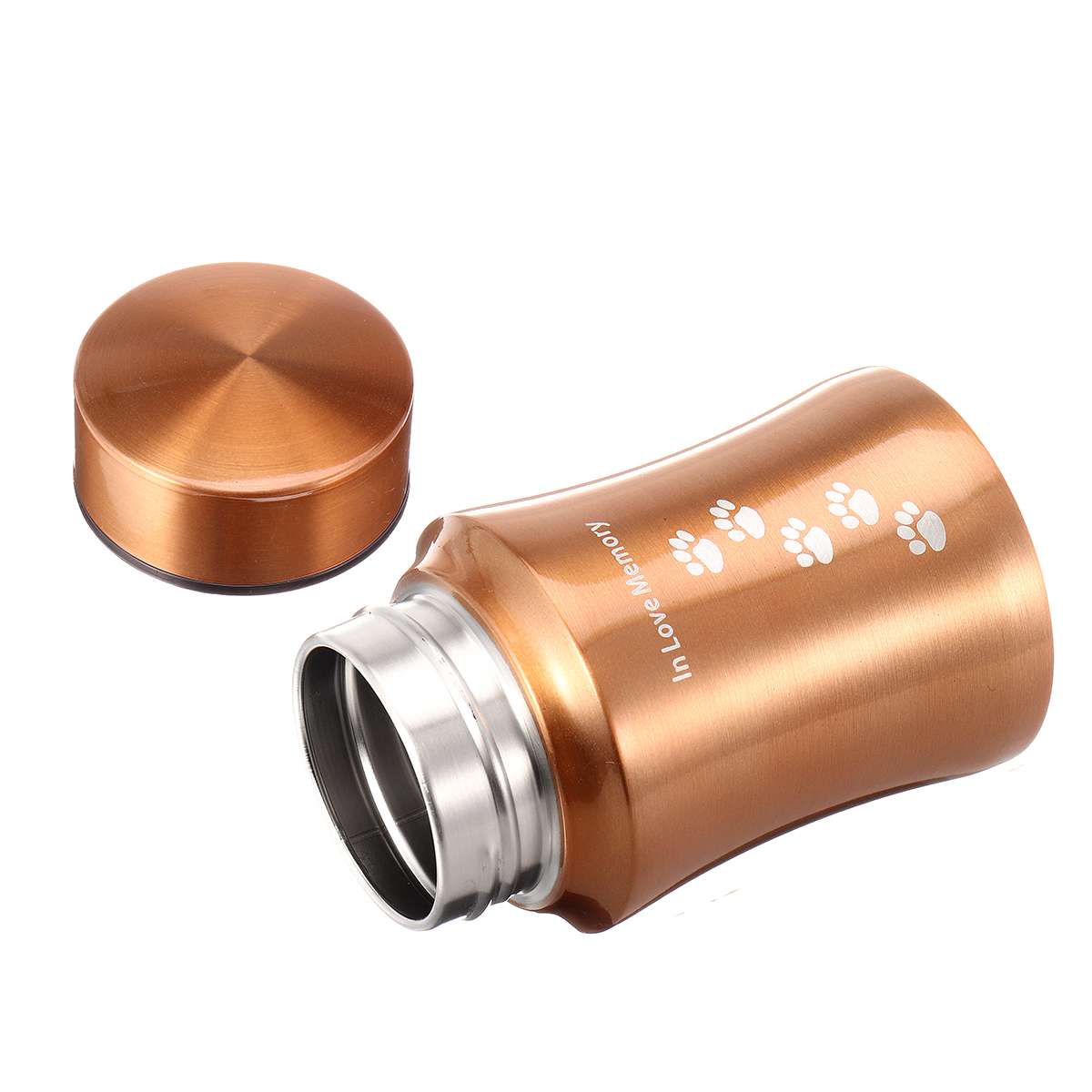 Złoto/srebro drzewo urny ze stali nierdzewnej zwierzęta placki kot ptaki mysz kremacja urna na prochy pamiątka trumna columbar zwierzęta pamiątki