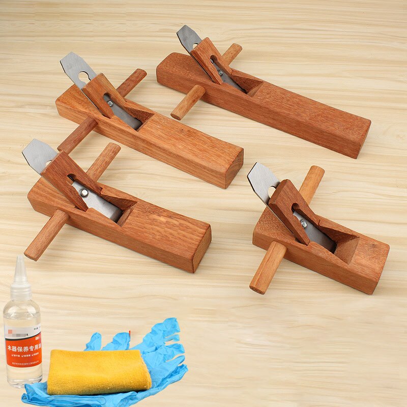 Durable Hand Planes Size 100mm/180mm/400mm Redwood Hard Wear Resistant Flat Hand Plane Household Woodworking Tools