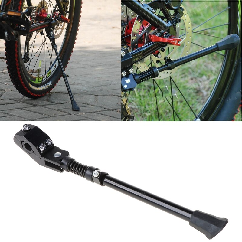 Heavy Duty Adjustable Bicycle Kickstand Mountain Bike MTB Aluminum Alloy Side Rear Kick Stand Parking Support