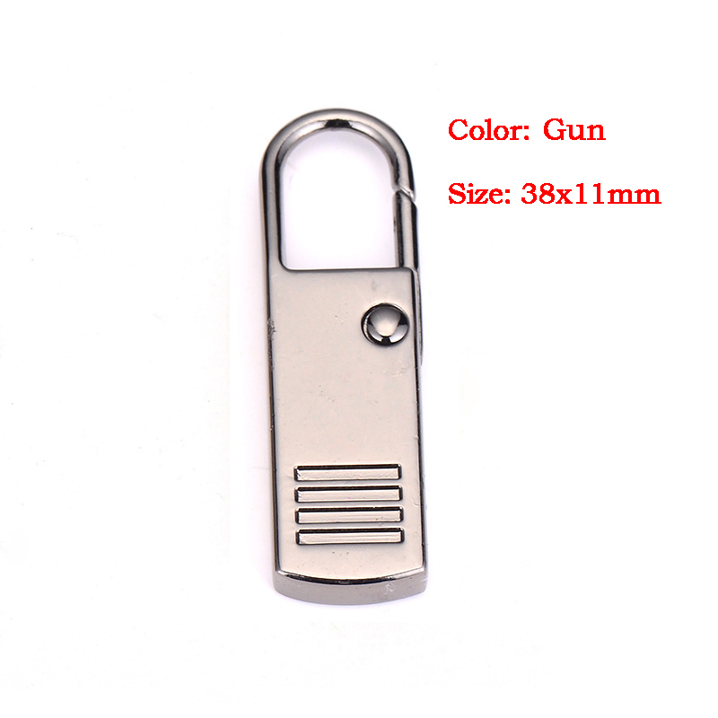 5/10pz cerniera in metallo tiro sostituzione cerniera staccabile cursore cerniera lampo testa tiro scheda kit di riparazione per accessori per vestiti da cucito artigianali: 4 # / Pistola In Metallo