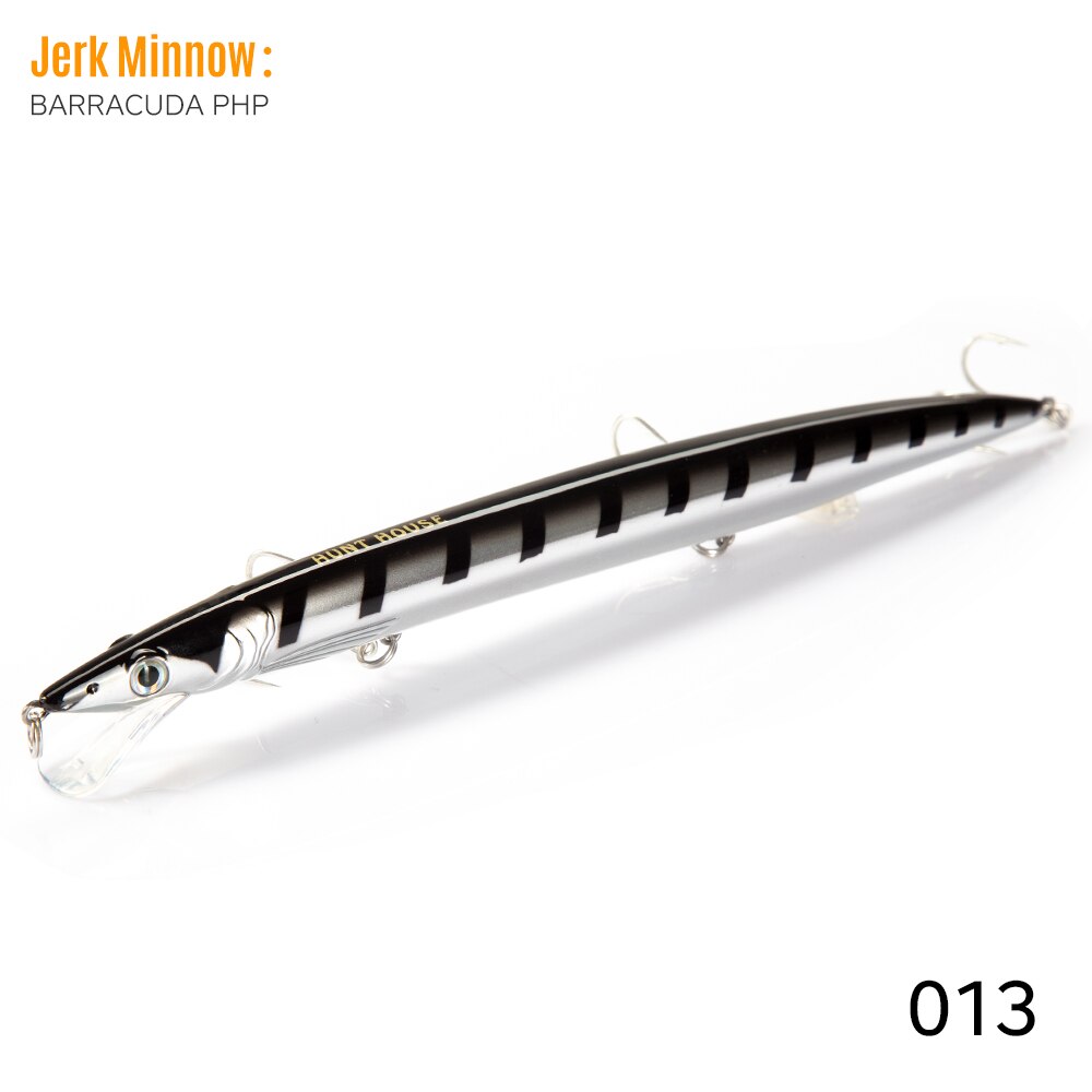 Hunthouse Sandeel jerk Minnow Vissen Lokt 143mm 173mm 208mm Lange Casting Drijvende Lokken jerkbaits pesca LW402: 40mm / Licht Geel