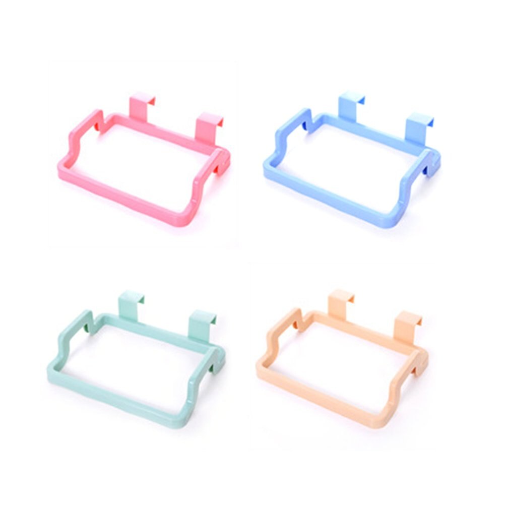 Solid hängande köksskåp skåpdörr baksida sopställning sopställning stil förvaring hink sopsäckar hängande hållare