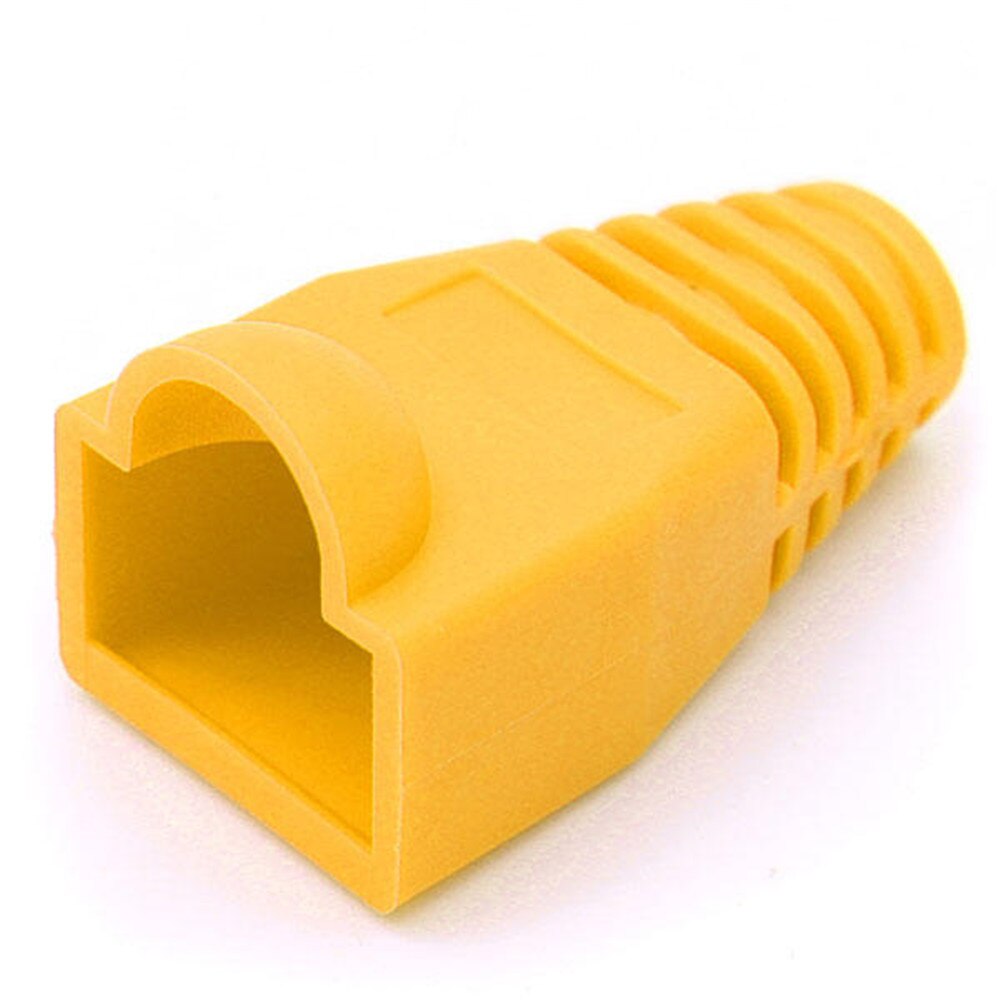 20 Pcs Rubber Modulaire Connector Plug Bescherming Hoofd Cover Gids Cap Voor RJ45 CAT5/6 Producten