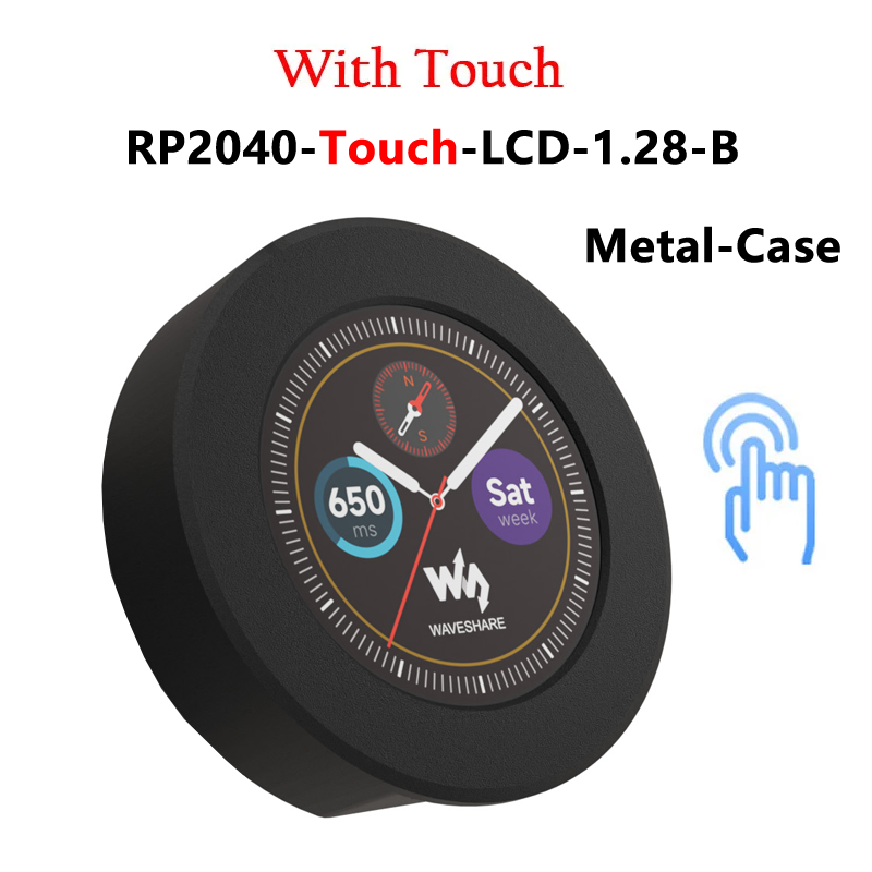 Raspberry Pi PICO RP2040 development board Onboard 1.28inch Round Touch LCD Display Screen / Accelerometer / Gyroscope Sensors: Bundle 9