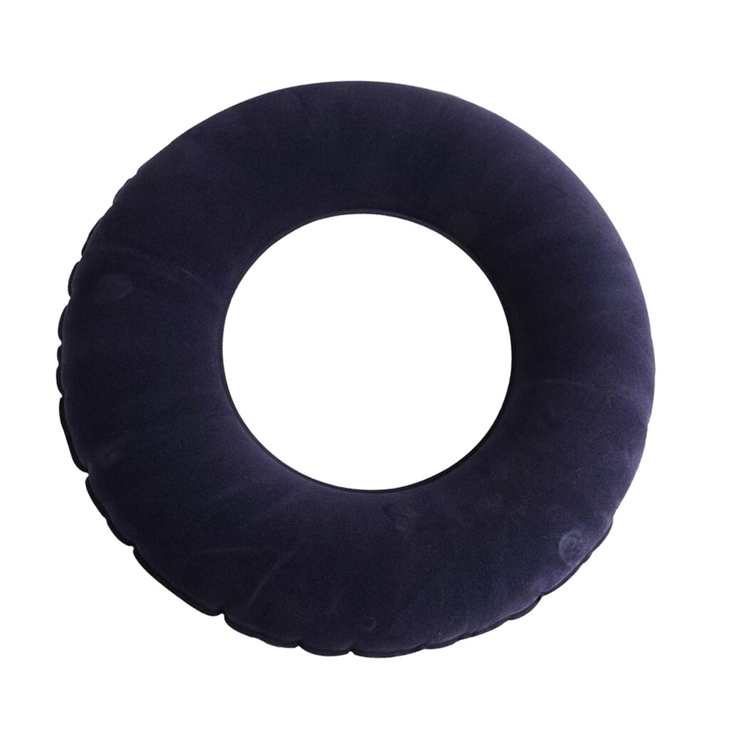 16 Inch Inflatable Donut Seat Cushion Hypoallergenic Hemorrhoid Pillow Bedsore Back Tailbone Relief Pillow for Home Salon Use