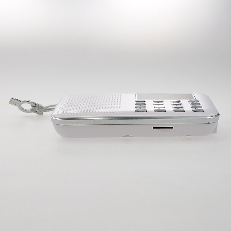 Mini L-218 Digital LCD MP3 Radio Speaker Player Support TF Card USB with LED Flashlight Function Portable Radio FM/AM Speaker