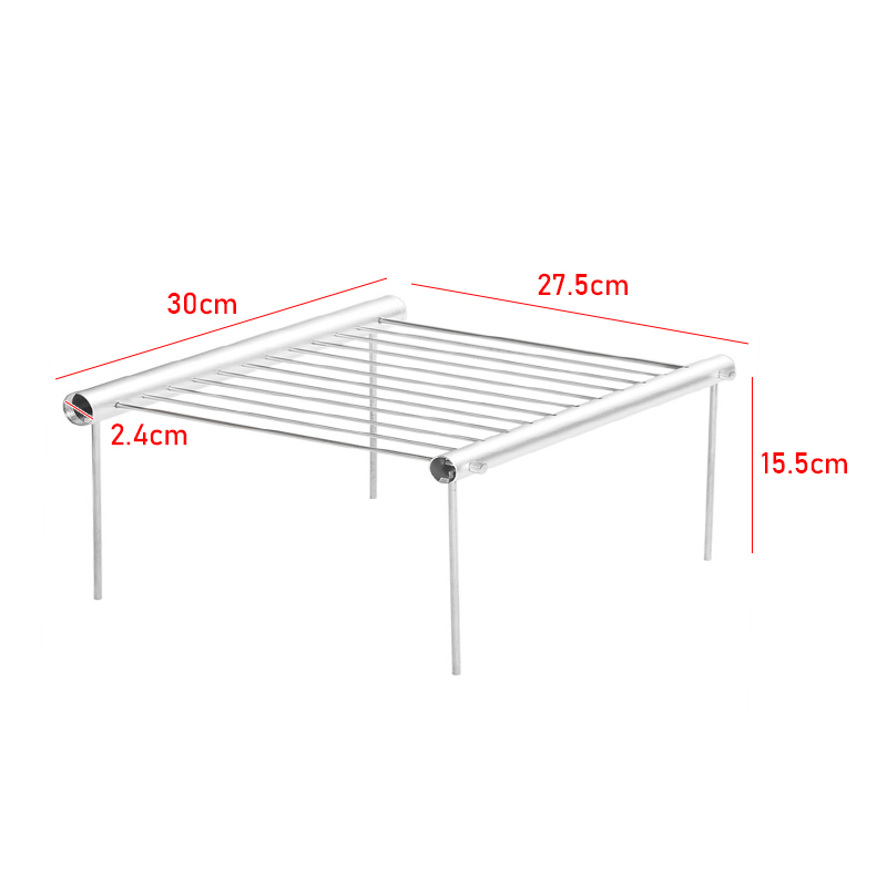 Bærbart rustfritt stål bbq grille folding bbq grille mini lomme bbq grille grille tilbehør til hjemmepark bruk
