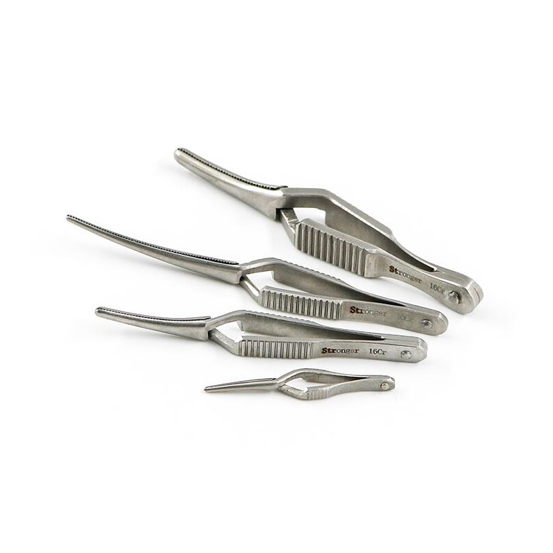 Clip vascular venoso arteriano hemostático de acero inoxidable bloqueador temporal el clip hemostático de la cruz venosa