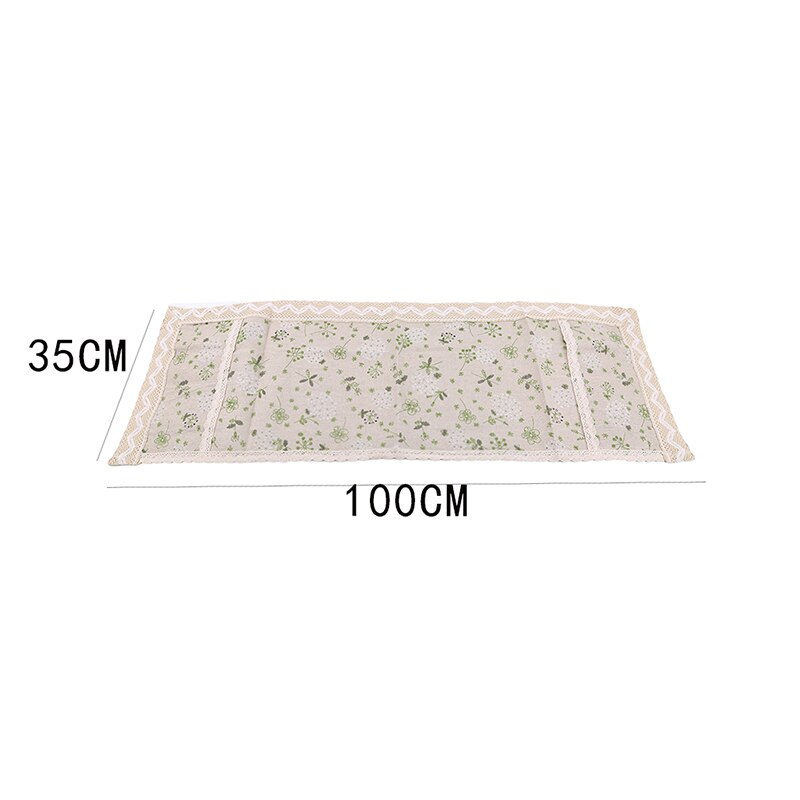 Household Kitchen Microwave Cover Linen Fabric Dust-Proof And Oil-Proof Microwave Oven Protective Cover Kitchen Accessories