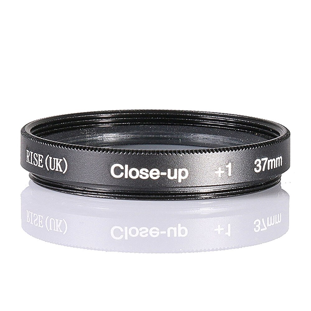 Rise (Uk) 37 Mm Close-Up + 1 Macro Lens Filter Voor Nikon Canon Slr Dslr Camera