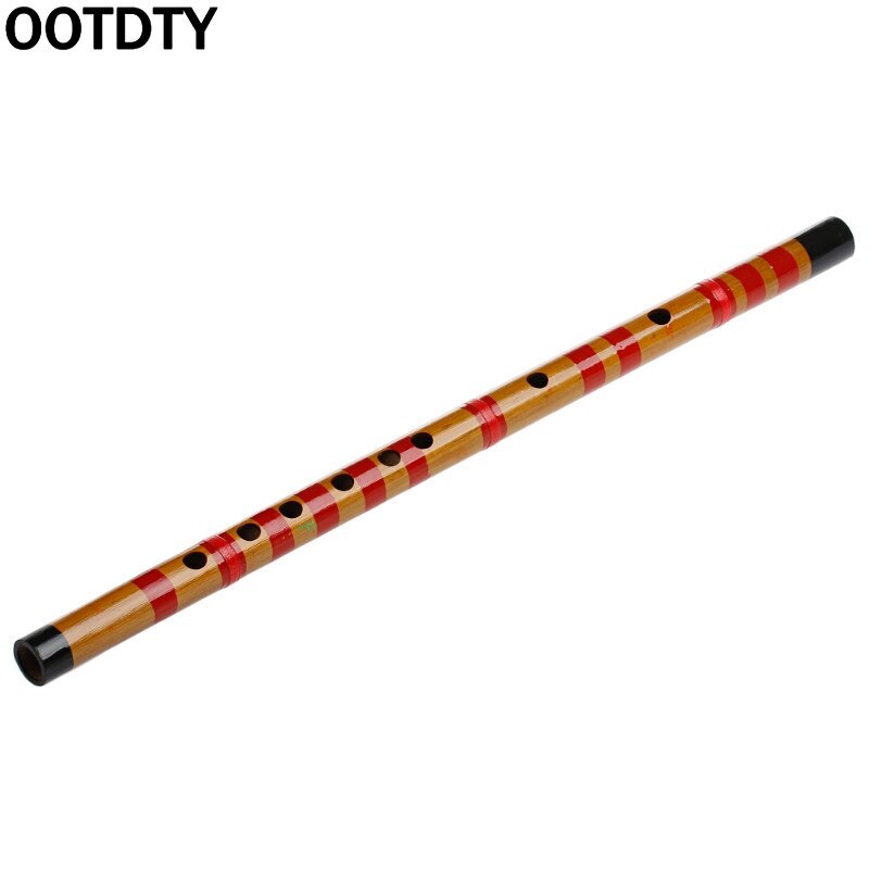 OOTDTY – Instrument de musique traditionnel à longue flûte en bambou, clarinette à 7 trous, 42.5cm
