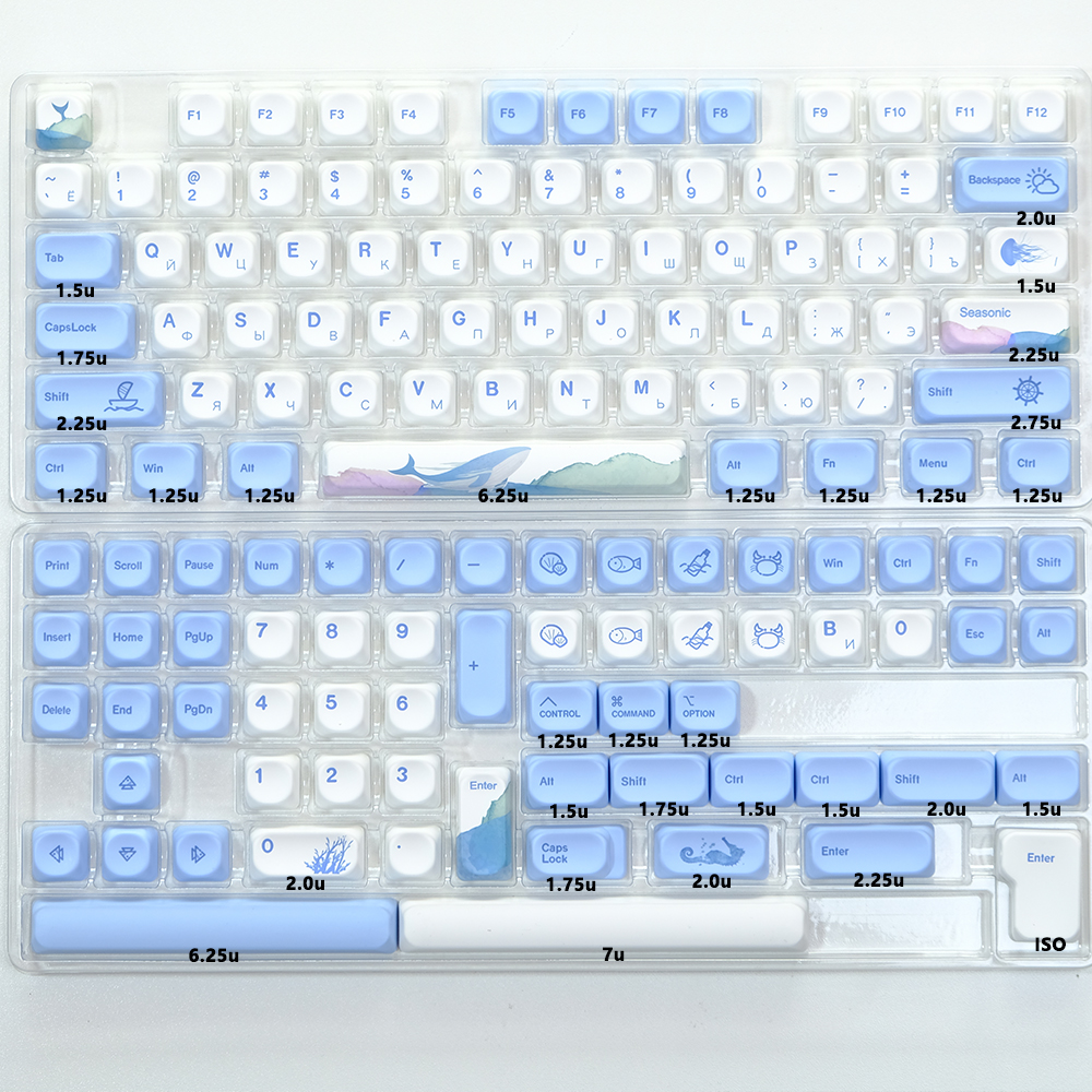 Kbdiy koa profil japanische ozean wal tasten kappen pbt mechanische tastatur tasten kappen russisch koreanisch 135 tasten kappen kunden spezifisch für mx schalter: khaki