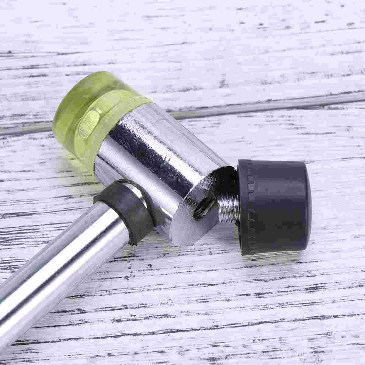 2pcs 25mm Installable Multifunctional Two Way Floor Rubber Steel Handle Hammers Tool Installation Hammer Tool