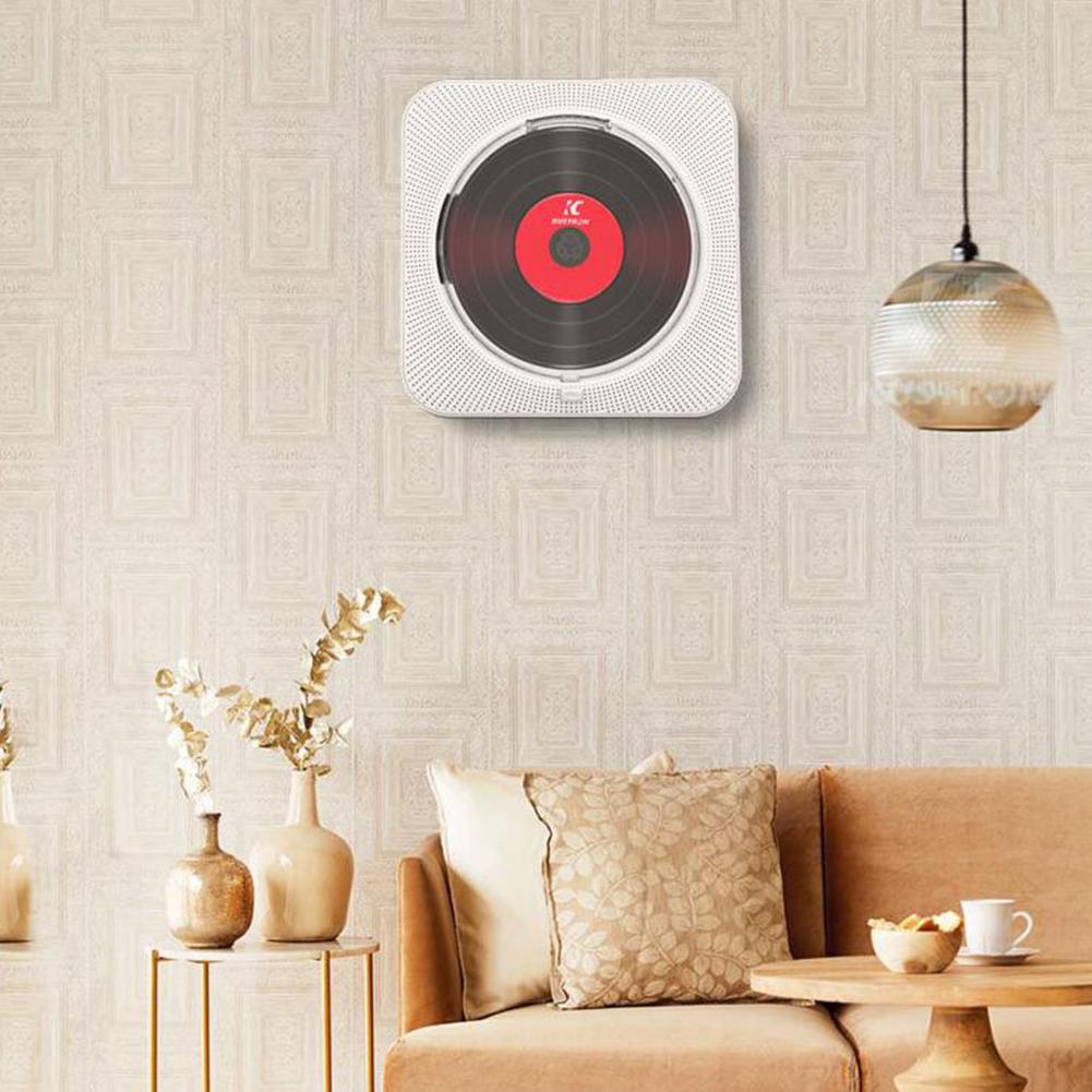 Cd player radio cd player portable wall mounted cd player Bluetooth Player Stereo Surround FM Music Player with Headphone Jack