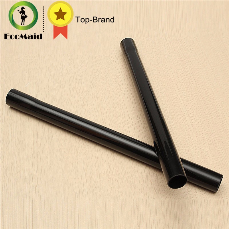 2pcs 45cm Plastic Black Vacuum Extension Wand Tube Wet Dry Vacuum Cleaner Floor Accessory Tool