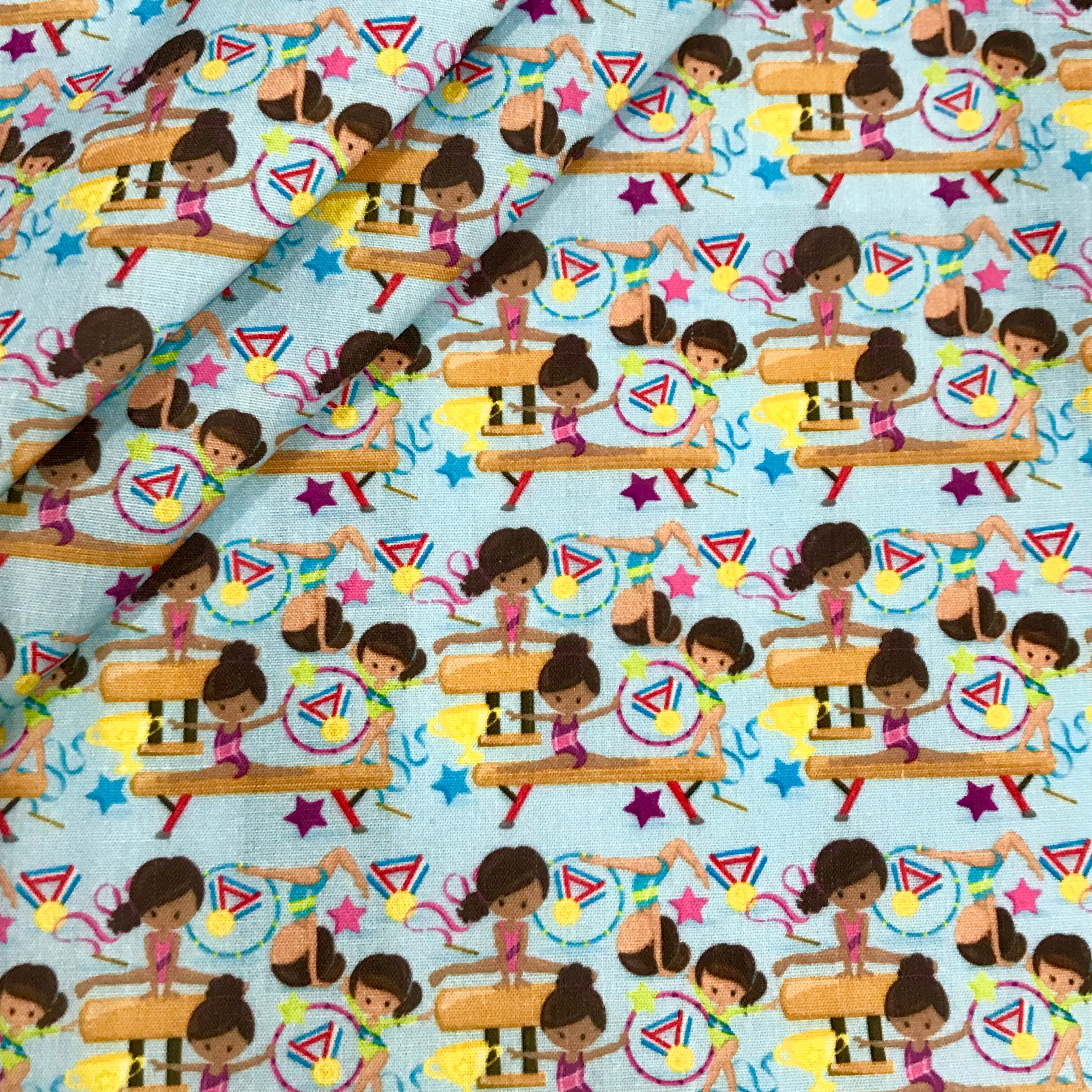 50*145cm gymnastik serier 100%  bomuldsstof patchwork syning quilte stoffer håndarbejde til væv gør det selv stof syning ,1 yc 17303: 1115342003