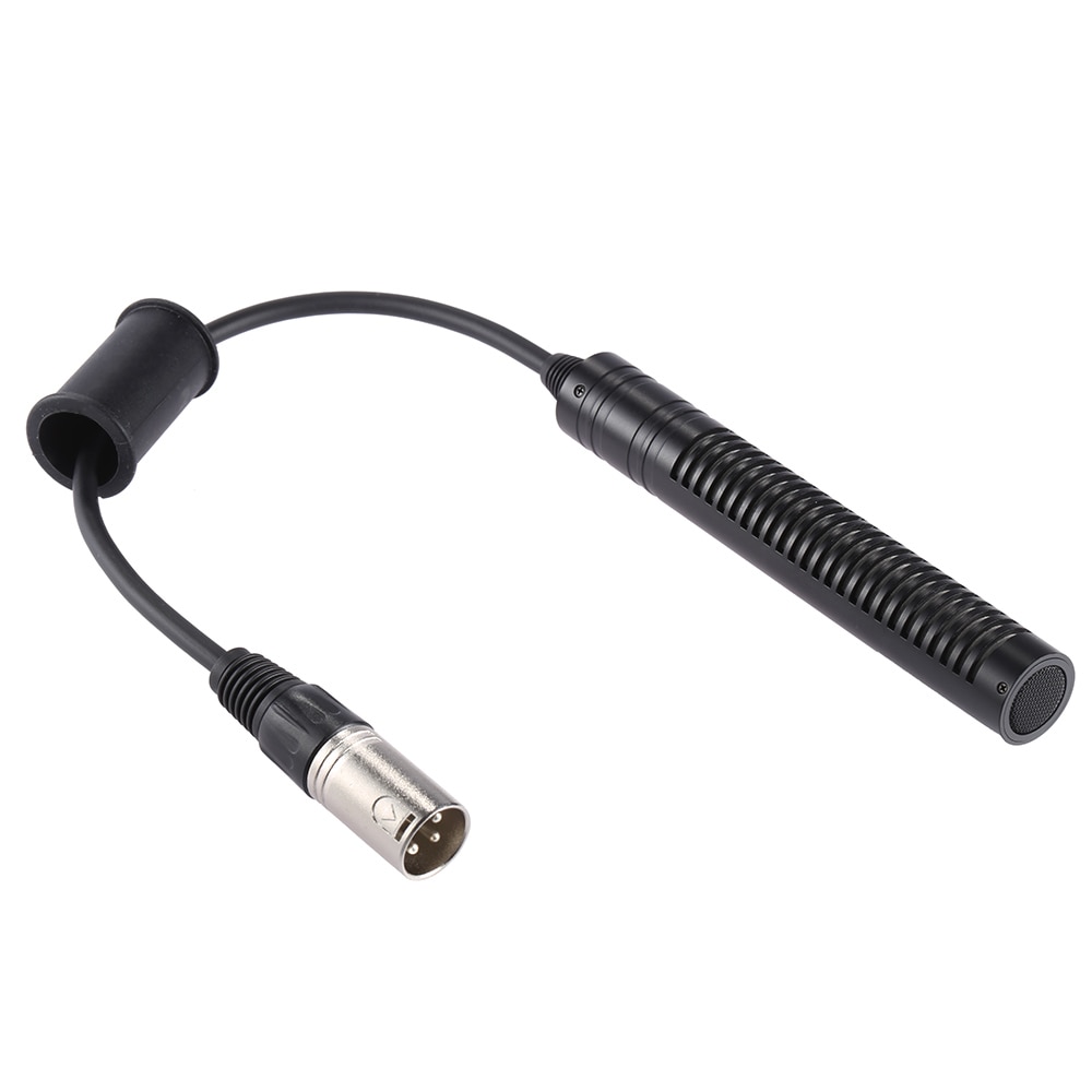Andoer Video-opname Interview Stereo Condensator Unidirectionele Microfoon Mic voor Sony Panosonic Camcorder -- XLR Interface