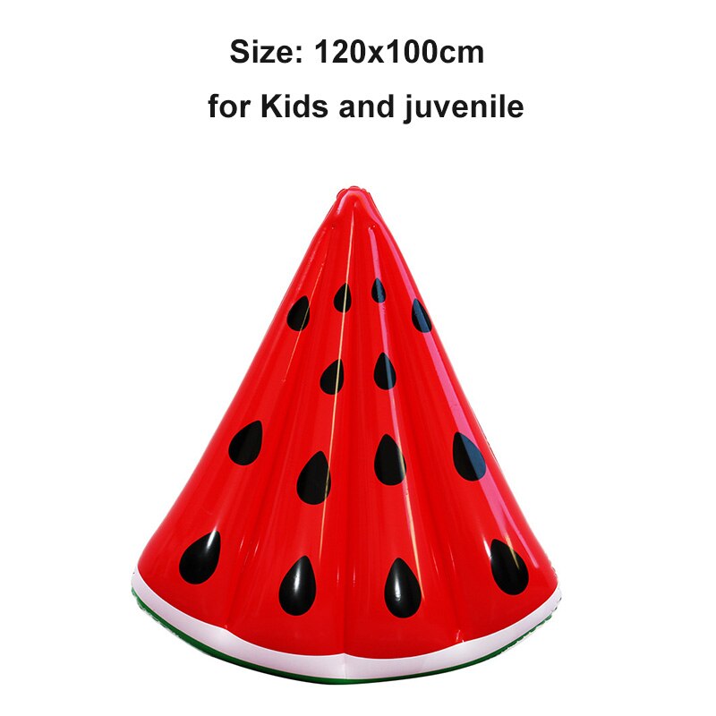 Flotador gigante para piscina, colchón inflable con anillo de natación, piña, sandía, fila flotante, EN LA Piscina de playa circular, novedad de: 120cm Watermelon