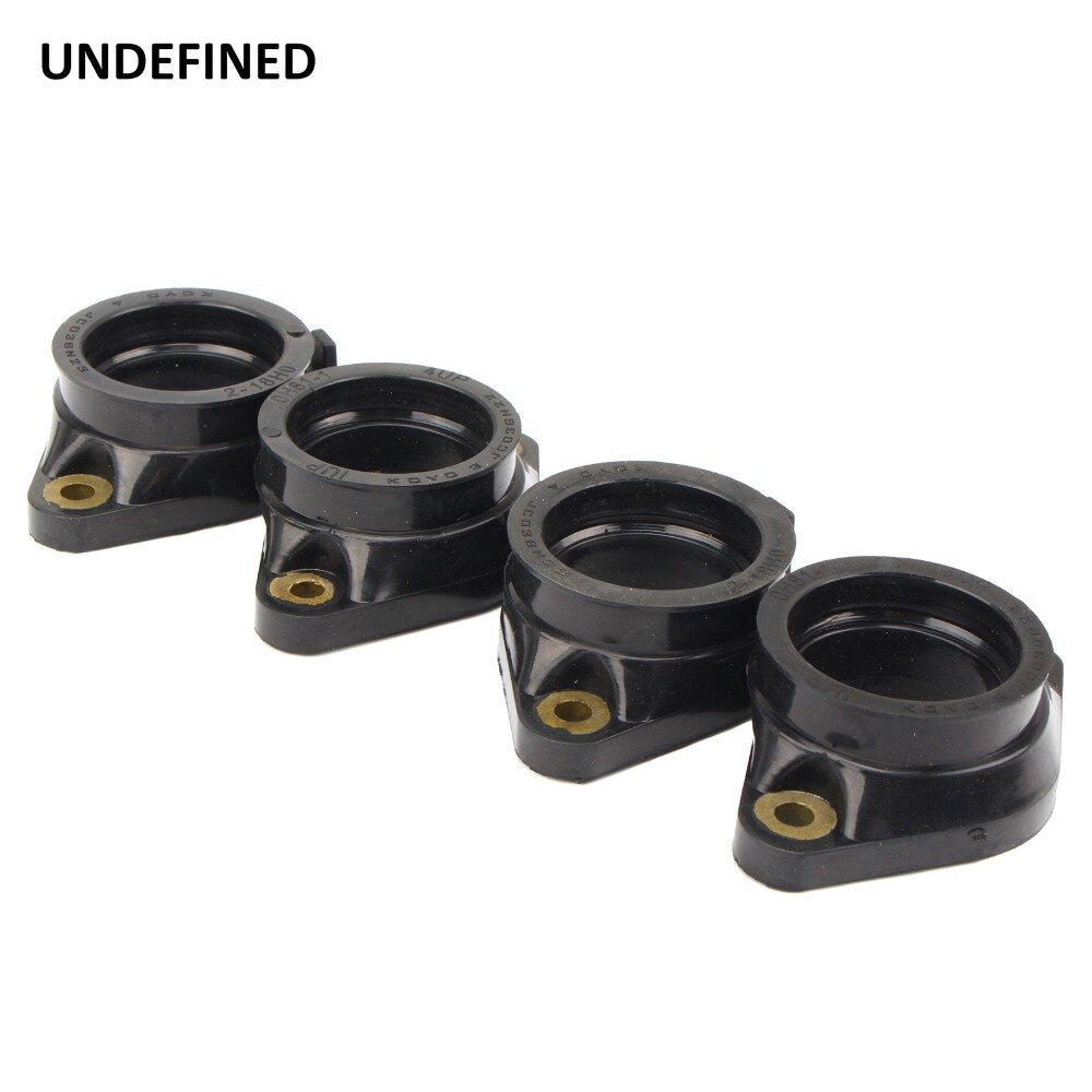 4 pcs Motorcycles Carburetor Intake Manifold Joint Boots Set for Suzuki GSF1250 Bandit GSX1250 2007 - UNDEFINED