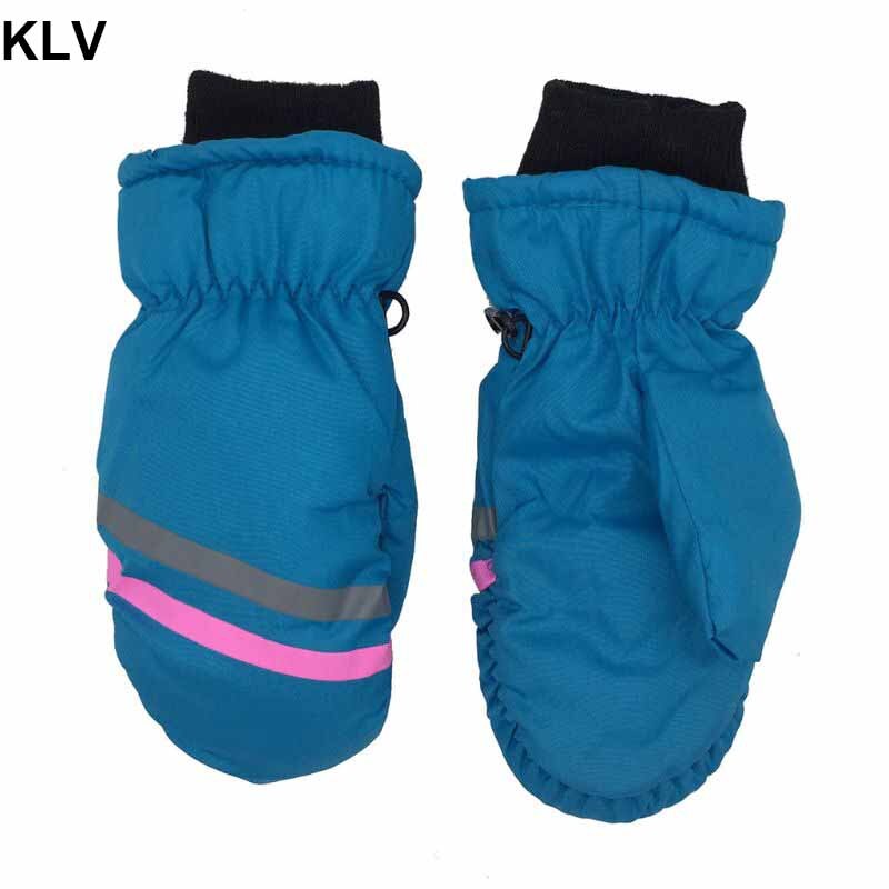 Gants de Ski épais et chauds pour enfants | Gant d'hiver pour garçons et filles à imprimé géométrique, gant coupe-vent pour 5 à 9 ans
