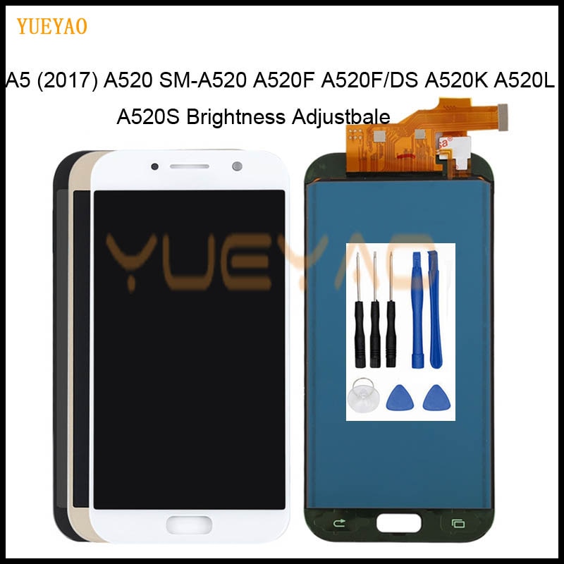 A5 A520 Lcd Voor Samsung Galaxy A5 Display Touch Screen Digitizer A520 A520F SM-A520F Vervangende Onderdelen