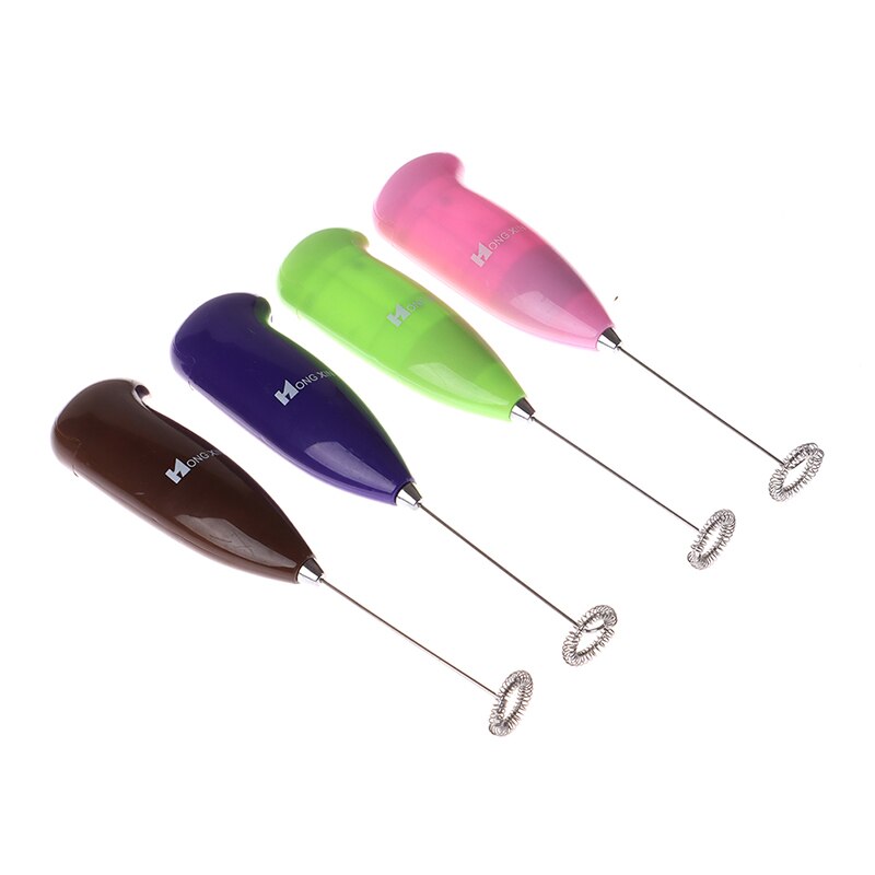 1pc mleko napoje kawa ubijaczka, rózga elektryczna trzepaczka robić jajek spieniacz spieniacz mini uchwyt mieszadło praktyczne narzędzie kuchenne