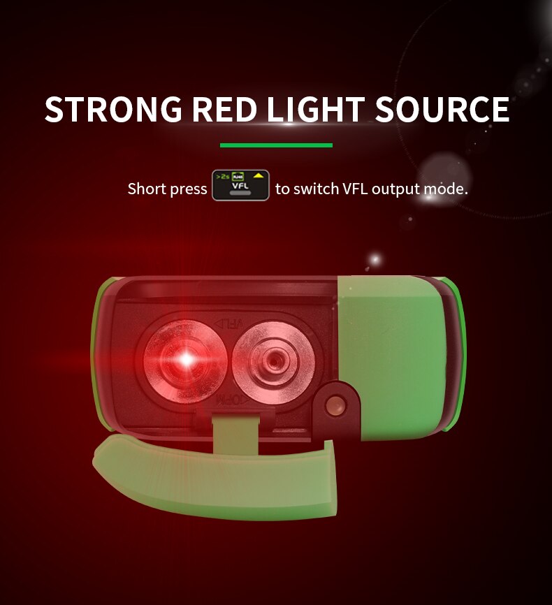 10mw 20mw 30mw visuel fejlfinder rødt lys fiberoptisk kabel test optisk kabel testudstyr
