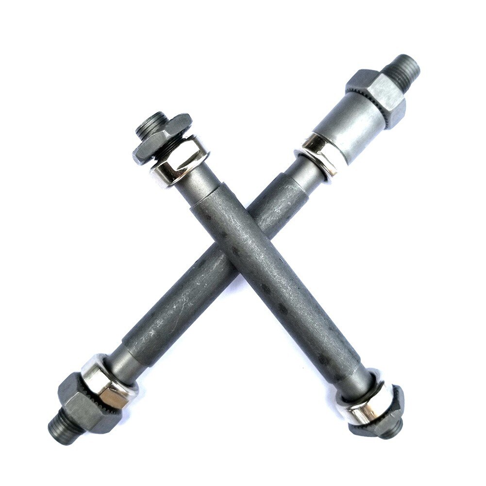 Bicycle Hub Front Rear Axle MTB Bike 108/145mm Hollow Hub Shaft Front And Rear Axle With Screw Hollow Axle Cycling